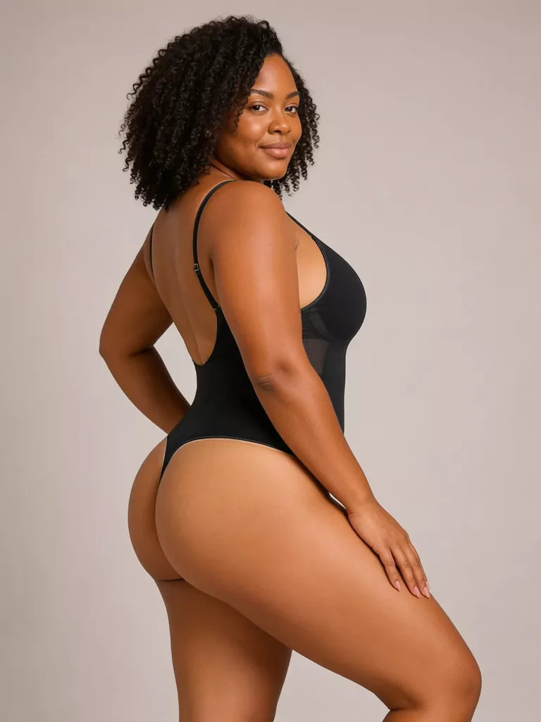 Orlivane Seamless Thong Shaping Bodysuit