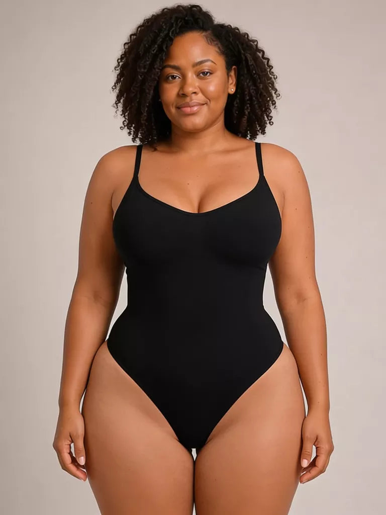 Orlivane Seamless Thong Shaping Bodysuit